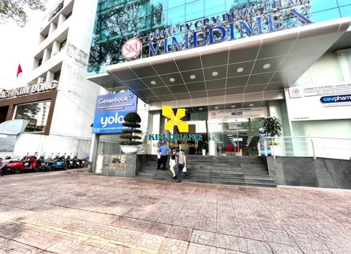 Cho thuê tòa nhà Vimedimex Building 246 Cống Quỳnh