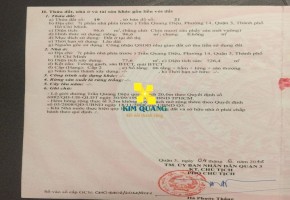 BÁN TÒA NHÀ 7 TRẦN QUANG DIỆU
