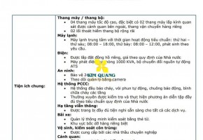 BÁN TÒA NHÀ VĂN PHÒNG 22 - 24C PHAN ĐĂNG LƯU