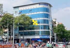 Cho thuê tòa nhà góc 2MT 63B Calmette Phường Bến Thành