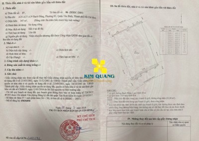 BÁN TÒA NHÀ MẶT TIỀN A35-A37-A39 BẠCH ĐẰNG