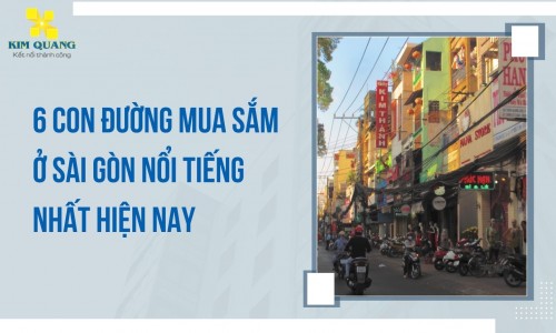 6 con đường mua sắm ở Sài Gòn nổi tiếng nhất hiện nay