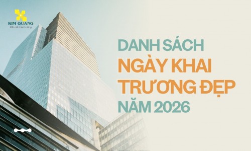 Danh sách ngày khai trương đẹp năm 2026