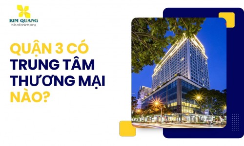 Quận 3 có trung tâm thương mại nào?