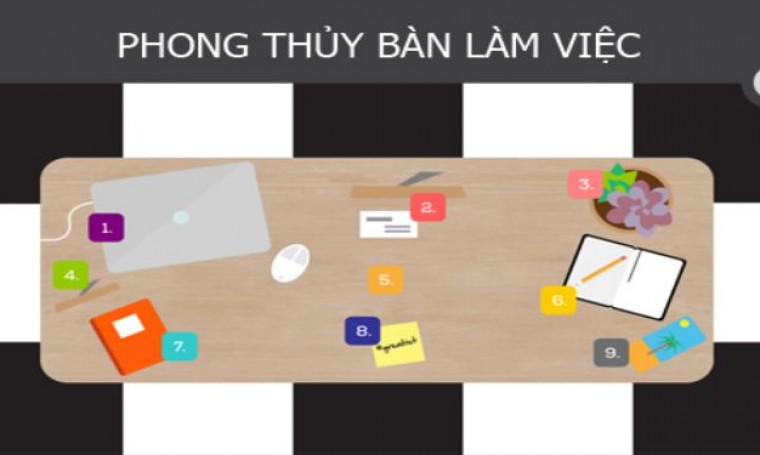 Cách bố trí bàn làm việc theo phong thủy giúp đem lại may mắn, sự nghiệp thăng tiến