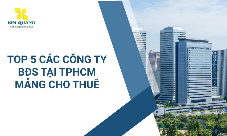 Top 5 các công ty bđs tại tphcm mảng cho thuê